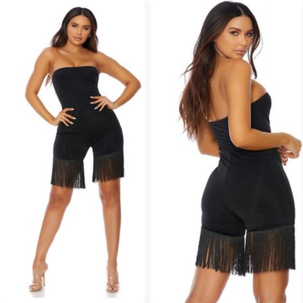 Tic Toc Tassel Romper